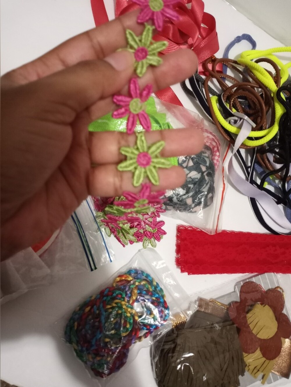 Ribbon,Lace,String,Fringe Lot - Picture 8 of 8